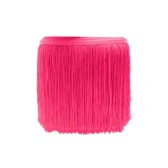 Neon színű vágott végű rojt 15 cm hosszú - ROSA FLUO 2